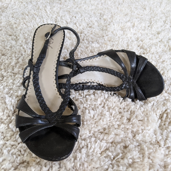 BCBG Paris Braided Strappy Heels - Picture 3 of 4